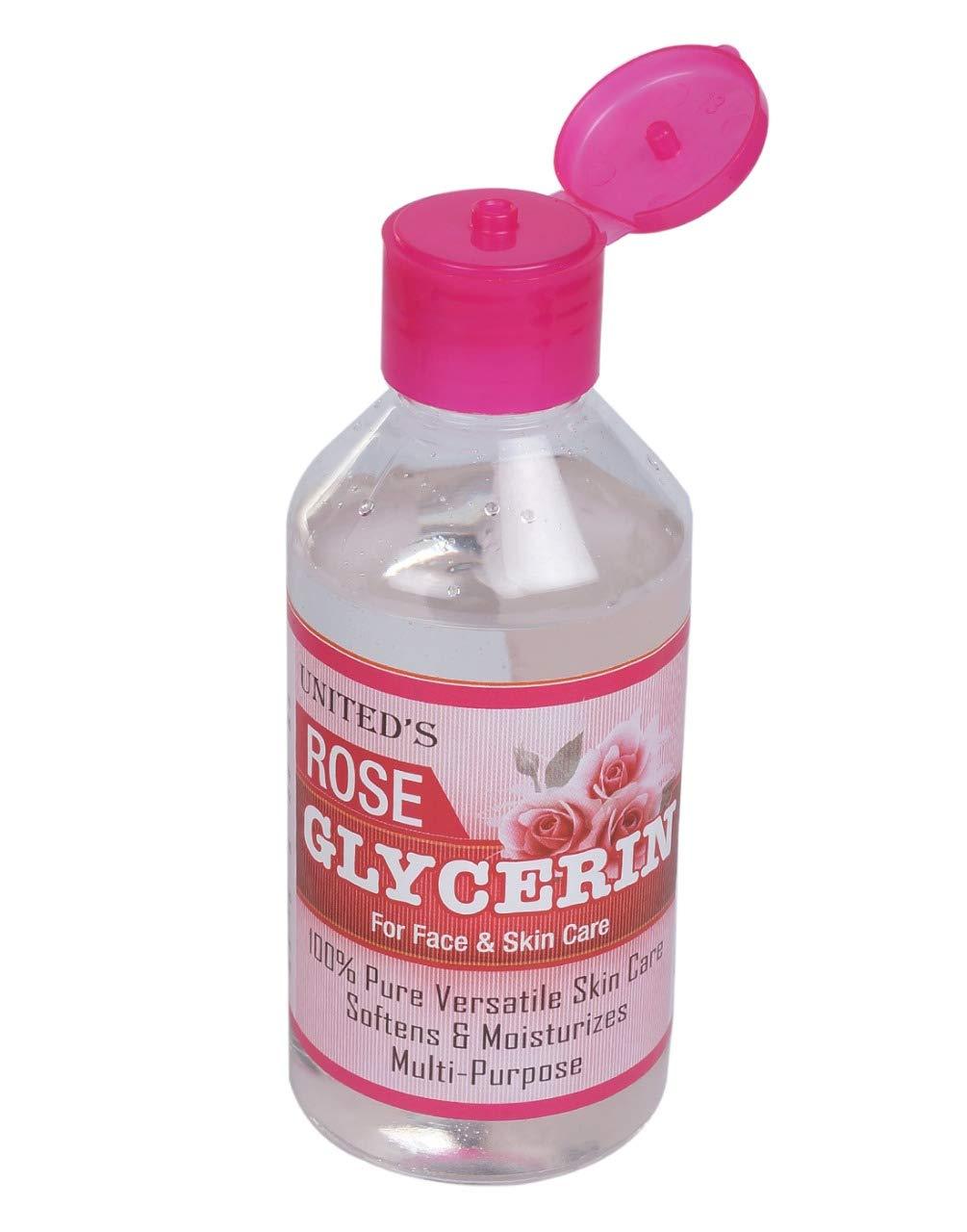 United's Rose Glycerin For Beauty & Skin Care 200 Grams