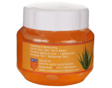 Load image into Gallery viewer, United Sales Orange Aloe Vera Gel for Skin Care, Face Moisturizer and Hair Growth
