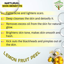 Load image into Gallery viewer, Unitedlys® Organic &amp; Natural Lemon Peel Powder for Face &amp; Skin Care (Brown)-200 Grams