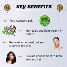 Load image into Gallery viewer, United Sales Orange Aloe Vera Gel for Skin Care, Face Moisturizer and Hair Growth