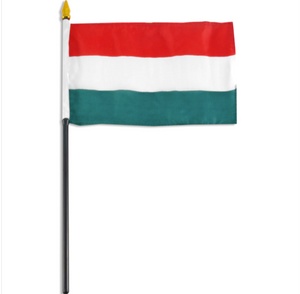 4x6" Hungarian stick flag