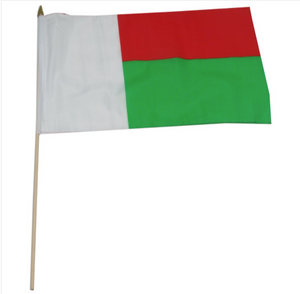 12x18" Madagascar stick flag