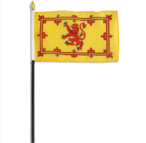 4x6" Scotland Royal Lion stick flag