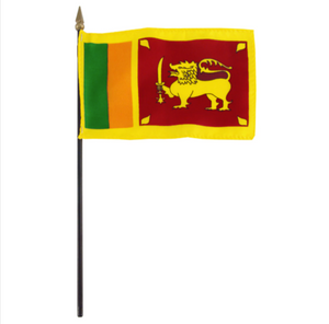 4x6" Sri Lanka stick flag