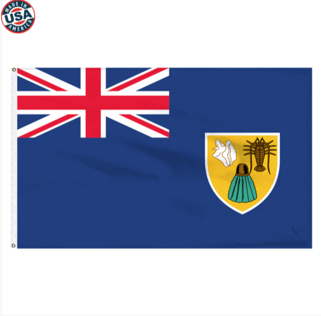 3x5 Turks and Caicos Nylon Flag