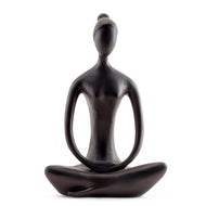 Yoga Goddess in Seated Pose Brown Large