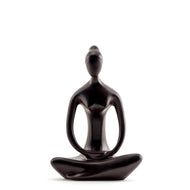 Yoga Goddess in Seated Pose Brown Small