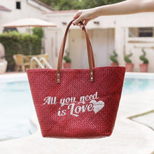 Load image into Gallery viewer, Camille Personalized Quote Tote Bag