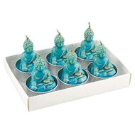 Witness Buddha Tealight Turquoise