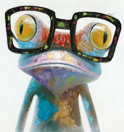 Smart Frog Art Wall Decor